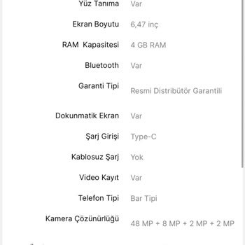 Hepsiburada Ürün Özelliklerinde NFC Özelliği Yok!