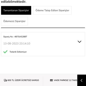 Çetinkaya'dan Aldığım Ayakkabım Gönderilmedi
