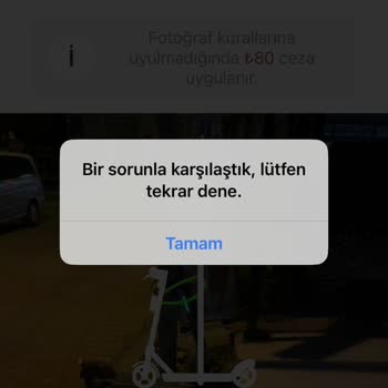 Martı Scooter Sürüş Bitirememek