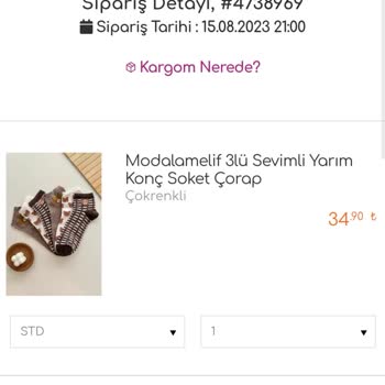 Lamelif Giyim Kargomu Takip Edemiyorum