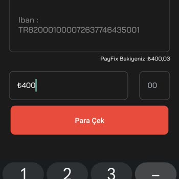 PayFix Para Çekememe Problemi