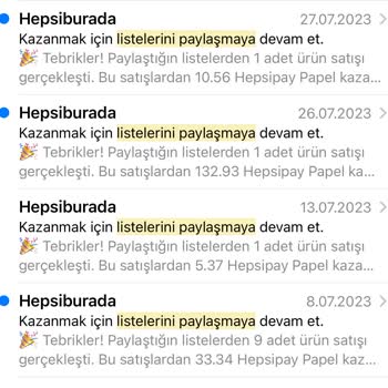 Hepsiburada Hepsipapel Hesabıma Yatmadı
