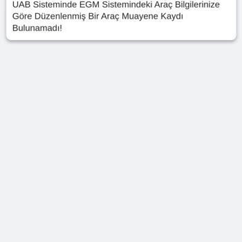E-Devlet (Turkiye.gov.tr)  Araç Muayene Rapor Numarası Ve Bilgileri