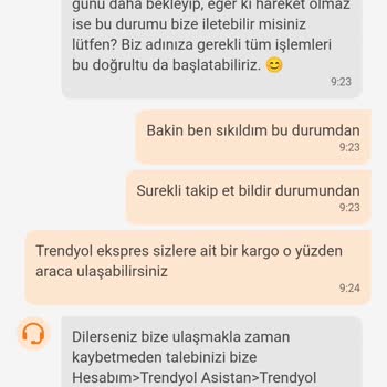 Trendyol Hareketsiz Kargo 4 Gündür