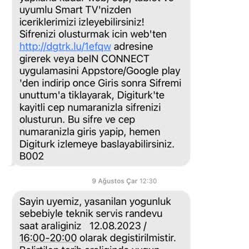 Digiturk Müşteri Hizmetleri ve Bein Connect