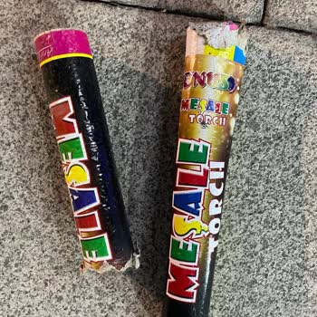 Yertaş Havai Fişek Yertaş Venüs Torch Meşale Patlaması