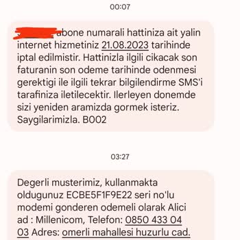 Millenicom Zam Ve Ücretler