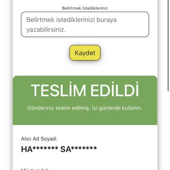 AGT Kurye (aynigunteslim.com) AGT Kargom Kayıp