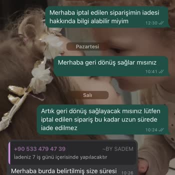 By Sadem By_ Sadem Yapılmayan İade