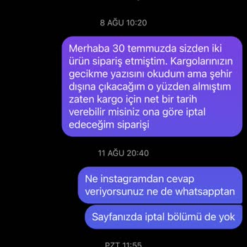 Nare Giyim Aldığım Ürünü Göndermiyor.