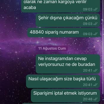 Nare Giyim Aldığım Ürünü Göndermiyor.