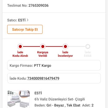 Esti Tekstil Eksik Ürün Gelmedi Bir Aydır Tamamlanmadı