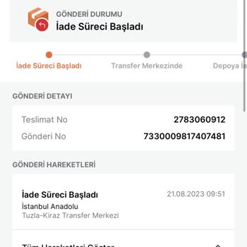Trendyol Express Sipariş İstenmeden İadeye Gidiyor