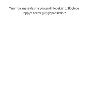 Vodafone Hata Problem İ