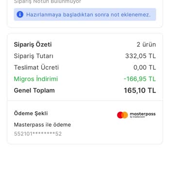 Migros Sipariş Verdiğim Ürün 2 Gün Oldu Gelmedi Mağdurum