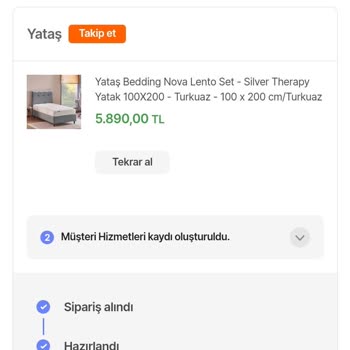 Yataş Eksik Teslimat Ve Muhatap Bulamama