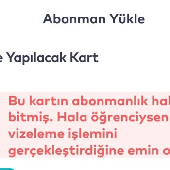 BELBİM (İstanbulkart) İstanbul Öğrenci Kartı İptali