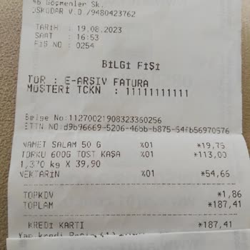 A101 Üzüm Aldık 19.50 Den Fişte Nektarı