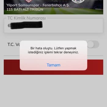 Passolig Bilet Devretme Hatası