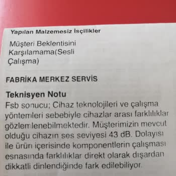 Siemens Bulaşık Makinesinin Ses Sorunu