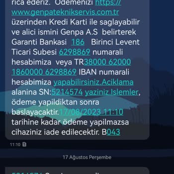Genpa Teknik Servis Mağduriyeti