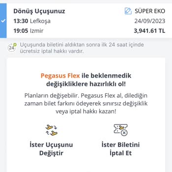 Pegasus Uçak Bileti Haksızlığı