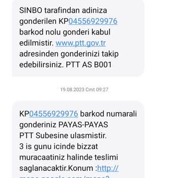 PTT Kargo Teslimat Sorunu Teslim Edilmeden Adreste Bulamadık Yazıyor