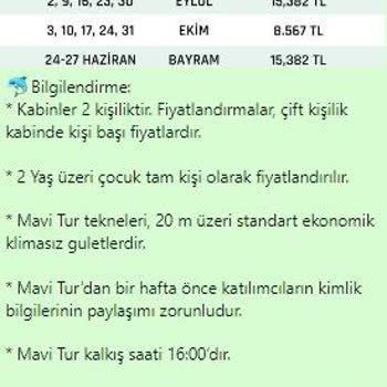 Yacht Dünyası - Mavi Tur Şikayeti!