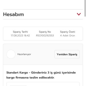 Rossmann Kargo Ve Sipariş