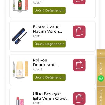 Yves Rocher Eksik Ve Özensiz Ambalajlı Ürün Gönderdi