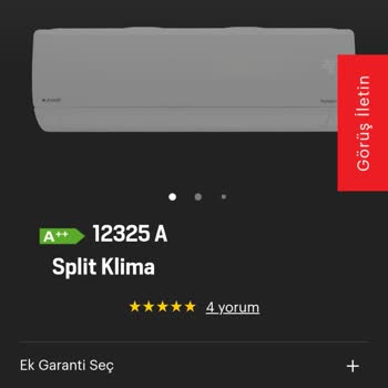 Arçelik Kargolanmayan Klima Siparişi