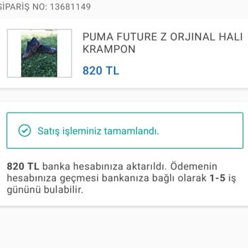 Sahibinden Param Hesabıma Gelmedi