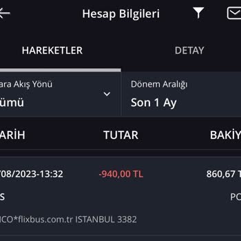 Kamil Koç Param Kartımdan Çekildi Fakat Ortada Bilet Yok