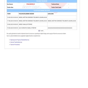 Aras Kargo Ürünü Direk İadeye Yollama