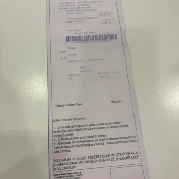 Boyner Mağazası Para İade