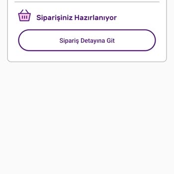 Gratis Sipariş Günlerdir Hazırlanıyor