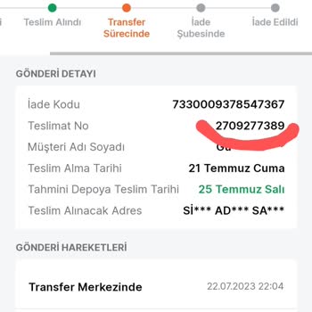 Trendyol Satıcısından Alınan Cep Telefonu