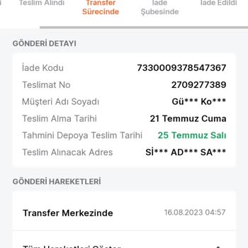 Trendyol Satıcısından Alınan Cep Telefonu