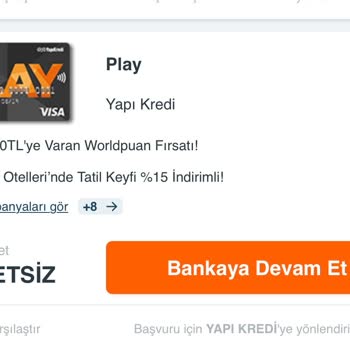 HangiKredi Yapı Kredi Play Kart Yıllık Kullanım Ücreti Sorunu