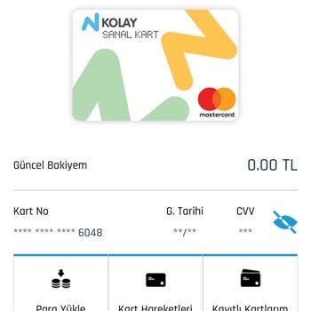 N Kolay AnkaraKart Yüklemesi