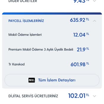 Paycell Hazır Limit Harcama İadesi