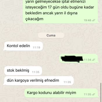 Tuba Mutioğlu Sürekli Oyalayıp Ürünü Göndermiyor İptal/iade De Yapmıyorlar