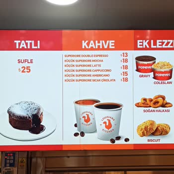Popeyes Kahve Fiyat Farkı Sorunu