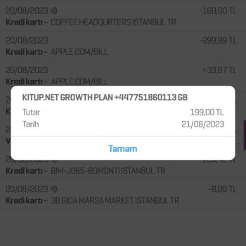 Kitup Hesabımdan Para Çekiyor