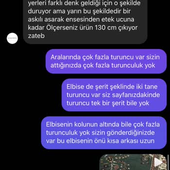 Şehri Moda Butik Hatalı Yanlış Ürün Gönderimi