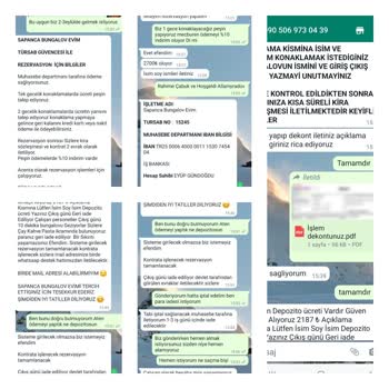 Sapanca Bungalov Evim Yapılmayan Para İadesi