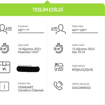 Yurtiçi Kargo Yanlış Kişiye Ürün Teslimi