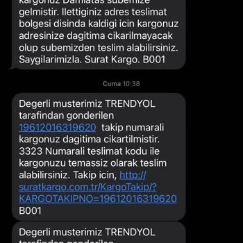 Sürat Kargo Alanya Damlataş Şubesi