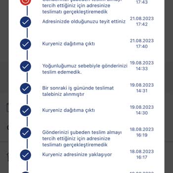 Aras Kargo Ürünlerimi Getirmiyor. Şikayetçiyim