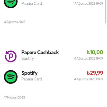 Spotify Papara Hesabımdan Para Çekiyor